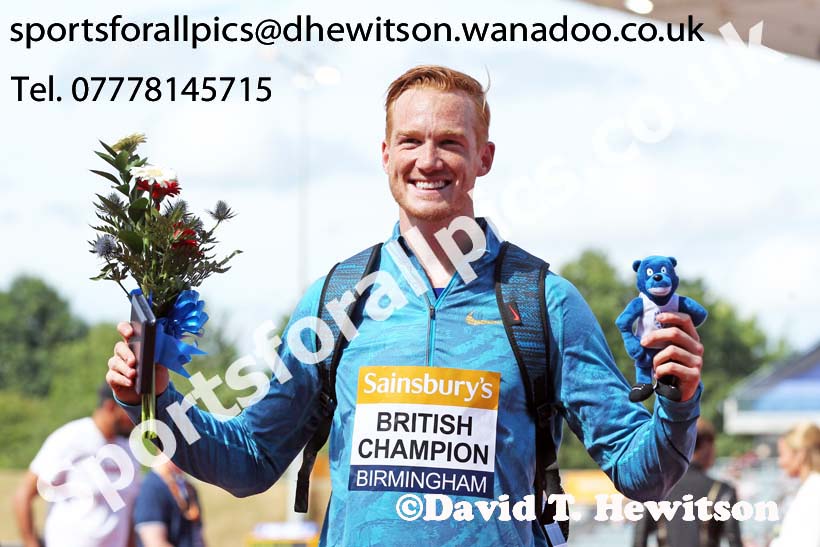 Mens long jump, Sainsbury's British Champs, Alexander Stadium, Birmingham. Photo: David T. Hewitson/Sprts for All Pics